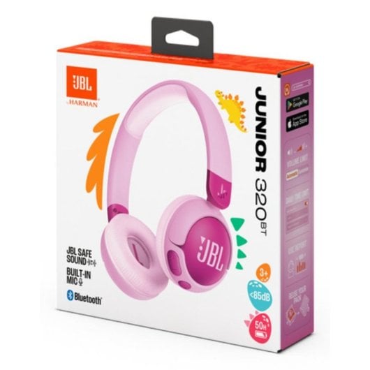 Auriculares JBL Junior 320BT Inalâmbricos Bluetooth chamadas e música púrpura