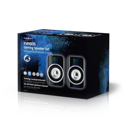 Altavoces Nedis 2.0 Cabos 10W Compactos com alimentação USB