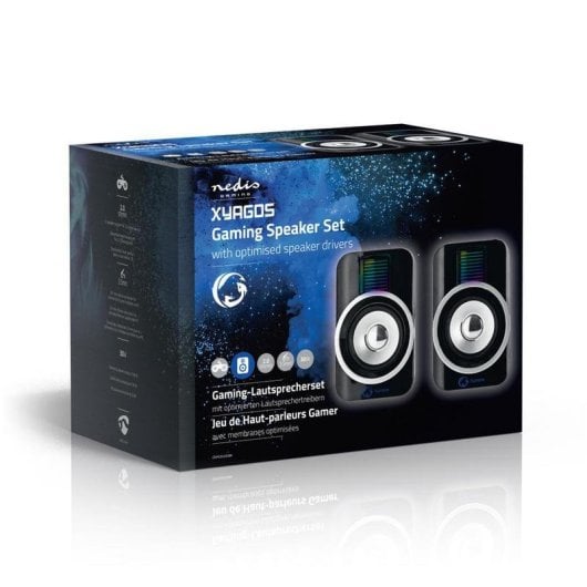 Altavoces Nedis 2.0 Cabos 10W Compactos com alimentação USB