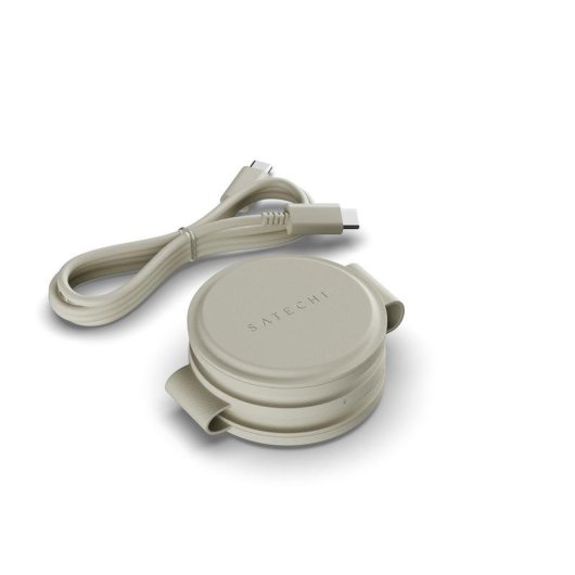 Cargador Satechi OntheGo 3 en 1 MagSafe carga inalámbrica rápida blanco