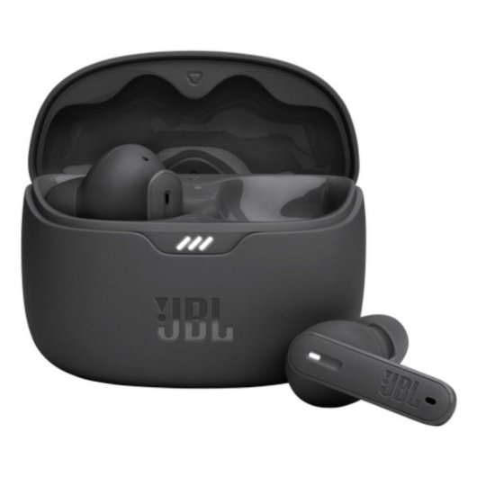 Auricolari JBL Tune 245 NC wireless Bluetooth con Cancellazione Rumore, microfono e IP54, nero