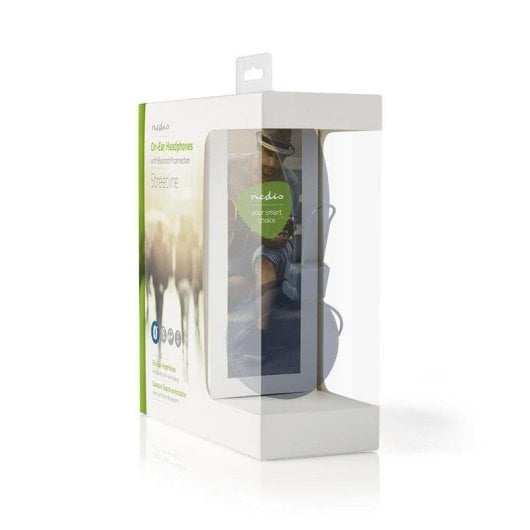 Kopfhörer NEDIS HPWD1100BK kabelgebunden Stereo Schwarz