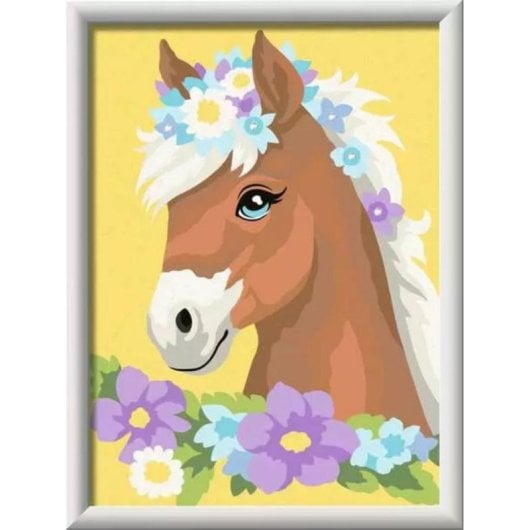 Kit de Pintura por Números Ravensburger 23980 15 Cores Pincel Incluído