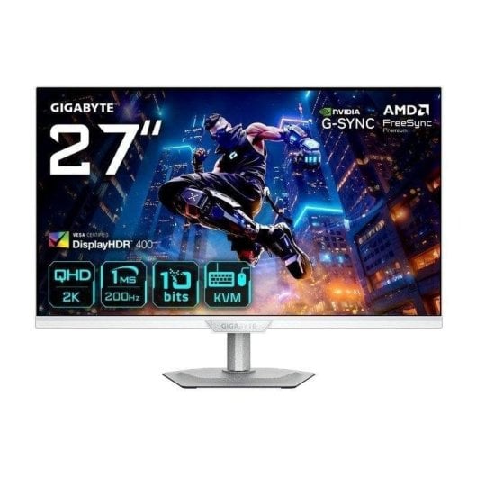 Monitor Gigabyte M27Q2 ICE 27" QHD 200Hz SS-IPS Quantum Dot HDR400 1ms