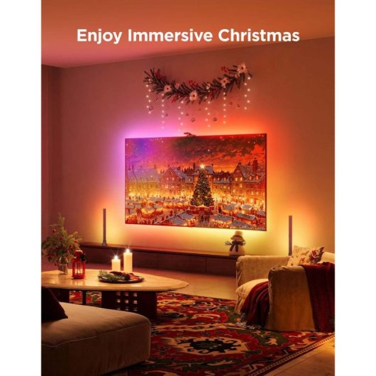 Tira de luz inteligente Govee H66A0 LED Wi-Fi Bluetooth 3,6 m RGB Control Remoto