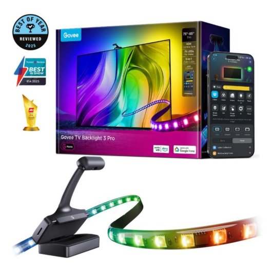 Bande LED intelligente Govee H66A1 Wi-Fi Bluetooth 5 m RGB 337 lm
