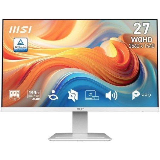 Monitor MSI PRO MP273QW 27" WQHD 144Hz IPS HDR Ready 1ms Altoparlanti