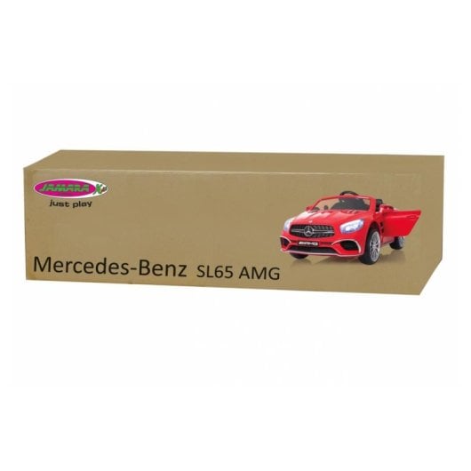 Auto cavalcabile Jamara Mercedes SL65 Rosso 12V 7000mAh Telecomando Luci