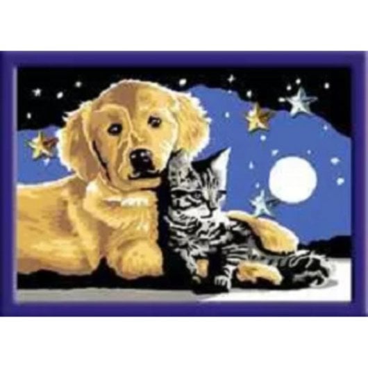 Jogo de Arte Ravensburger 20045 Acrílico Tela Multicolor para Crianças Criativas