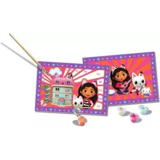 Kit de Pintura por Números Ravensburger 23715 Multicolor com Tintas e Pincel