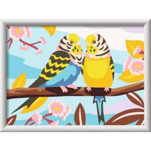 Kit de Pintura por Números Ravensburger 23975 com 15 Tintas e Pincel