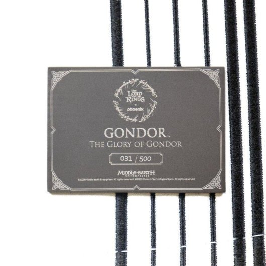 Cadeira Gaming Phoenix Monarch LOTR Gondor XL couro napa e ajuste lombar