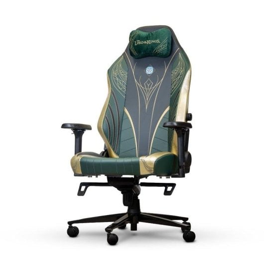 Silla gaming Phoenix Monarch Rivendell XL cuero Napa y terciopelo