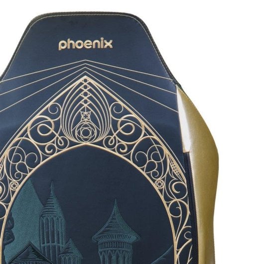 Silla gaming Phoenix Monarch Rivendell XL cuero Napa y terciopelo