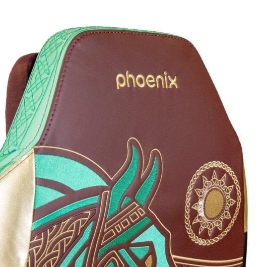 Cadeira Gaming Phoenix Monarch LOTR Edição Rohan XL couro napa e veludo