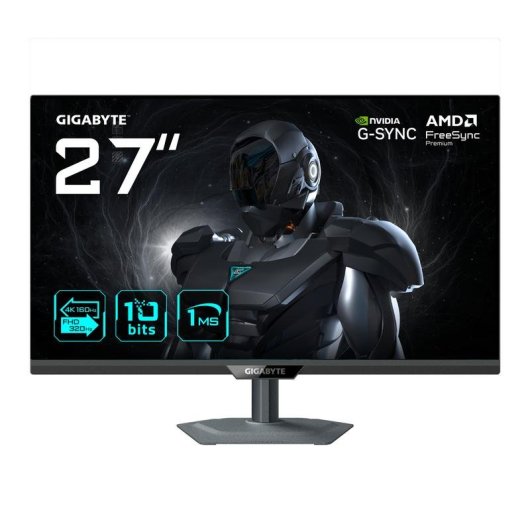 Monitor Gigabyte G27UP 27" UltraHD 4K 160 Hz SS-IPS FreeSync Premium HDR10