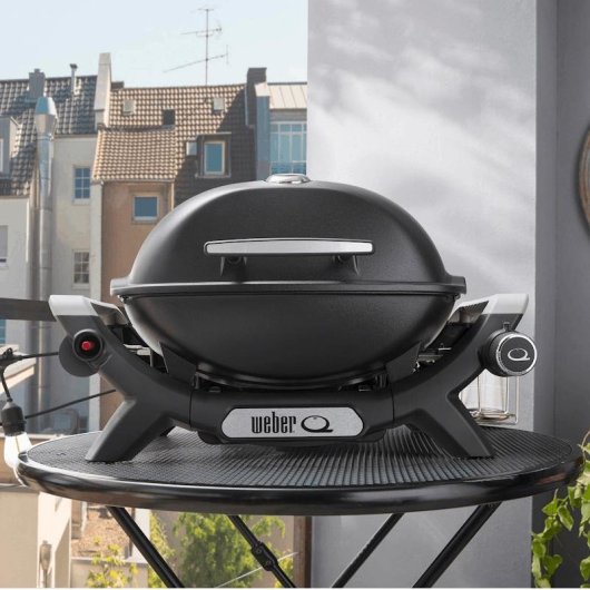 Barbecue Weber Q 1100N Gas LPG 2930W 1 zona Acciaio Inox Tavolo Termometro