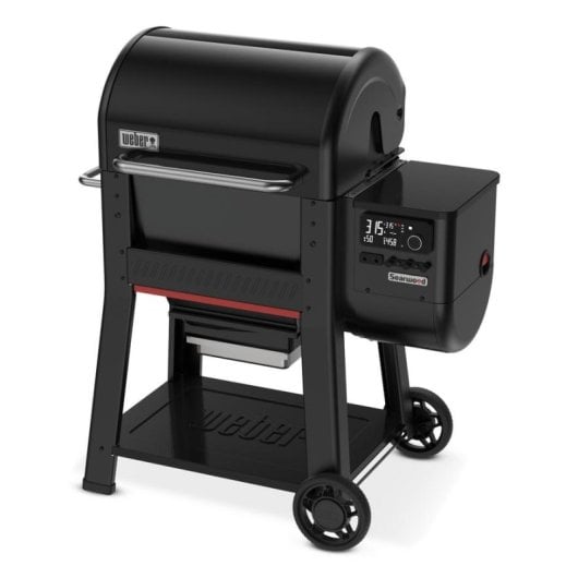 Barbecue Weber 1500130 pellet WiFi 4180 cm² LCD extérieur noir