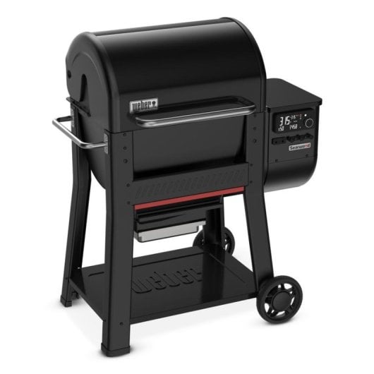 Barbecue Weber 1500130 pellet WiFi 4180 cm² LCD extérieur noir