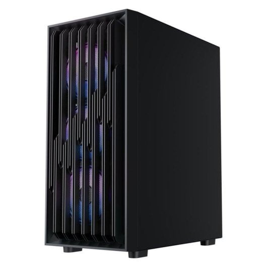 Caja PC Preyon Nest Quarry ATX/E-ATX Cristal Templado Torre Negra ARGB con Ventana