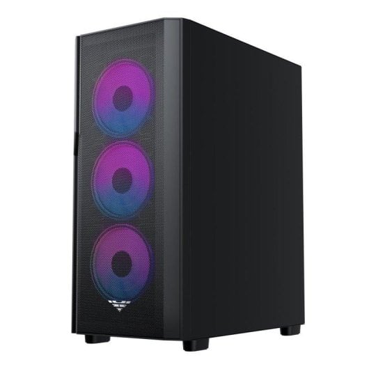 Caja PC Preyon Nest Aero ATX/E-ATX Cristal Templado Torre Negra ARGB con Ventana