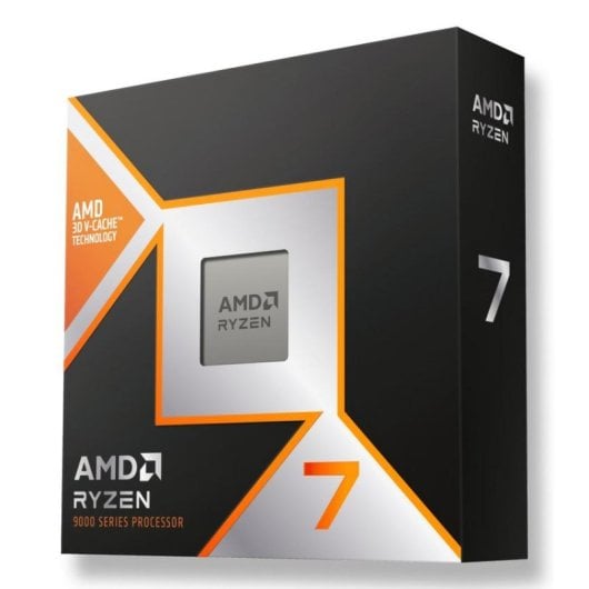 Processeur AMD Ryzen 7 9850X3D 8 Cœurs 4,7 GHz Base 5,6 GHz Turbo Cache 96 Mo Graphiques intégrés