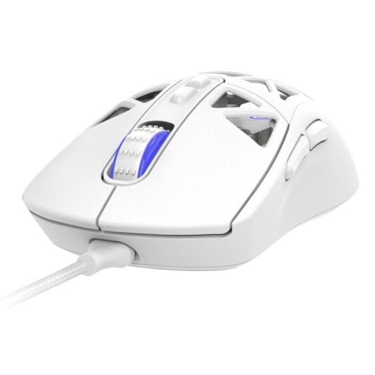 Souris Oniverse Kryo USB filaire 13800 DPI blanche RGB 7 boutons ambidextre