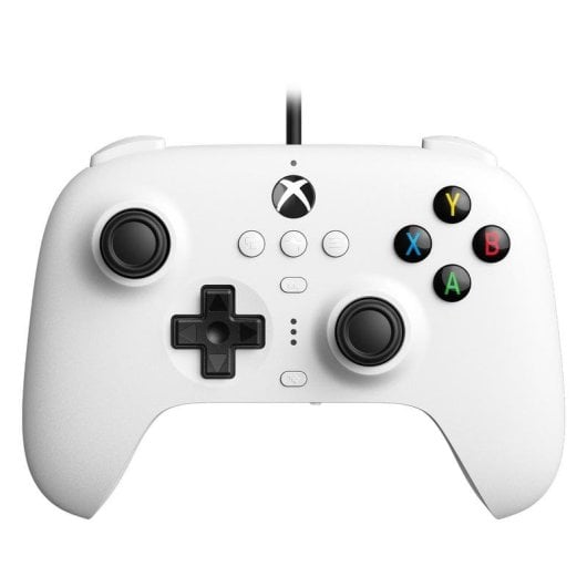 Mando 8Bitdo Ultimate Blanco USB para Android y Xbox con cruceta y joystick