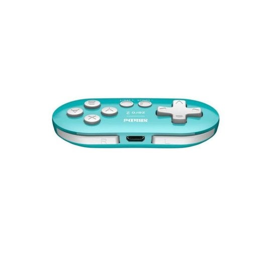 Gamepad 8Bitdo Zero 2 Turquoise Wireless Bluetooth per Android Mac Switch PC