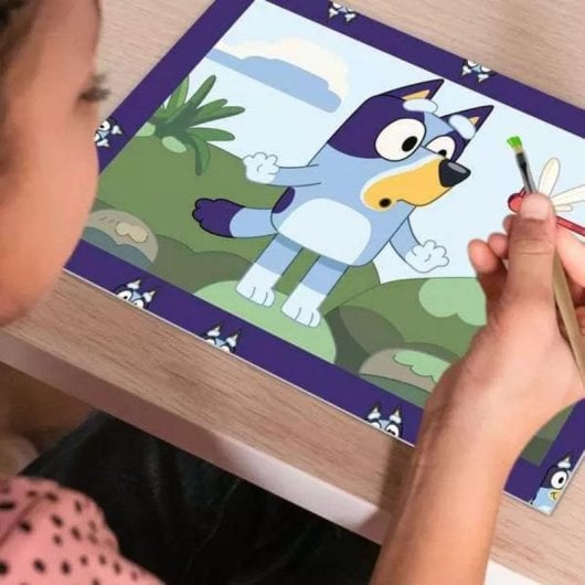 Kit de Pintura por Números Ravensburger 23961 Bluey com Tintas Incluídas