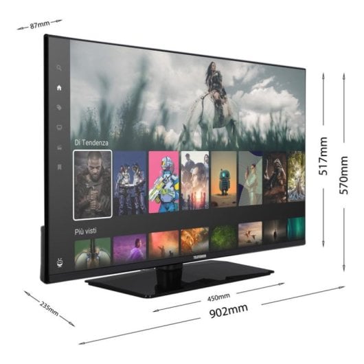 TV Telefunken DLED TE40750B45I2KT 40" Full HD 50Hz Smart TV TiVo HDR10 Pro