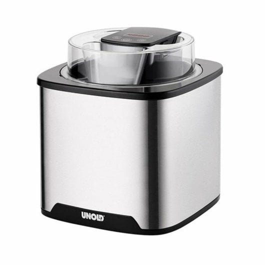 Heladora UNOLD 48855 1,5 L LCD aço inoxidável preta fácil limpeza