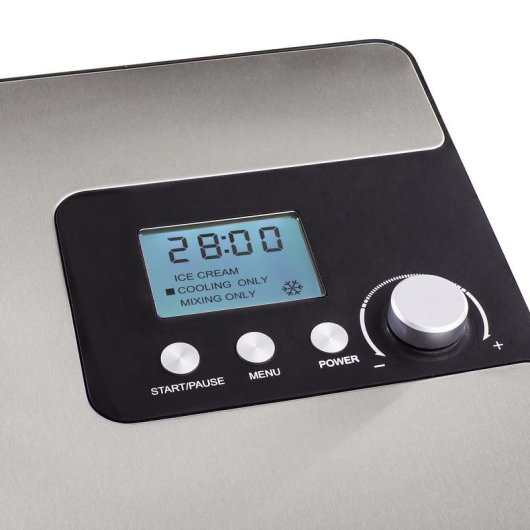 Heladora Princess 282604 Deluxe Compresseur 2L Acier Inoxydable LCD