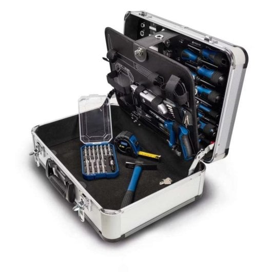 Chave manual Scheppach TB150 101 peças aço cromo-vanádio 8,5 kg