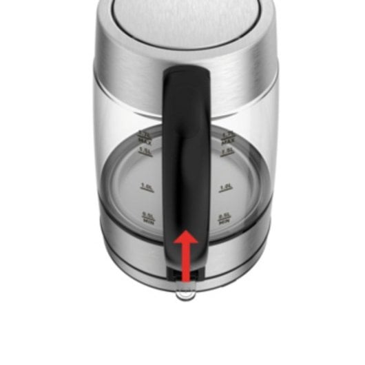 Wasserkocher Tefal KI772D 1,7 L 2400 W Glas Edelstahl kabellos