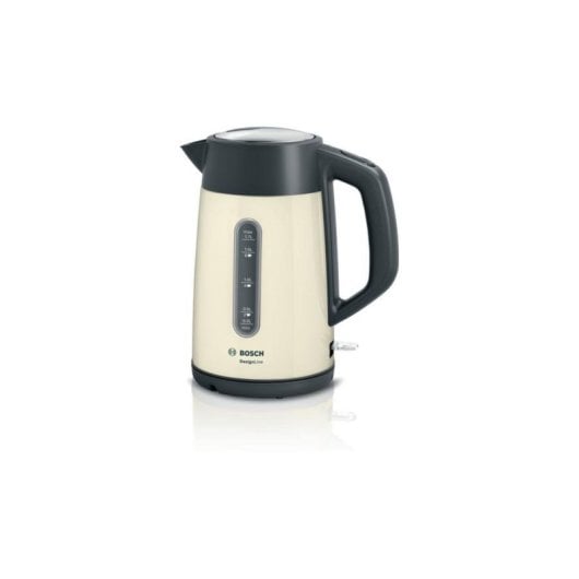 Wasserkocher Bosch TWK4P437 1,7 L 2400 W Edelstahl Beige Schwarz kabellos