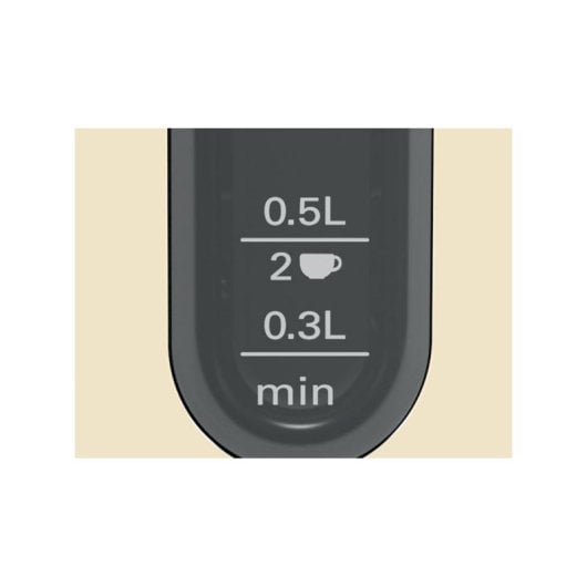 Wasserkocher Bosch TWK4P437 1,7 L 2400 W Edelstahl Beige Schwarz kabellos