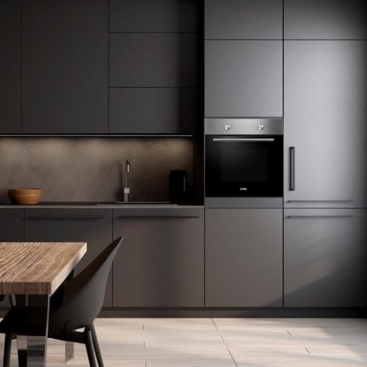 Forno Multifunções Svan SH4701EX Limpeza Manual 75L 60cm Classe A Inox Porta Dupla