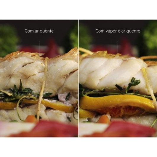 Horno elétrico AEG Series 6000 TR6PB531SB 72L Preto com vapor e autolimpeza