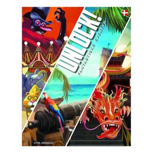 Jogo de tabuleiro Asmodee Unlock! Escape cooperativo familiar 1-6 jogadores 60min