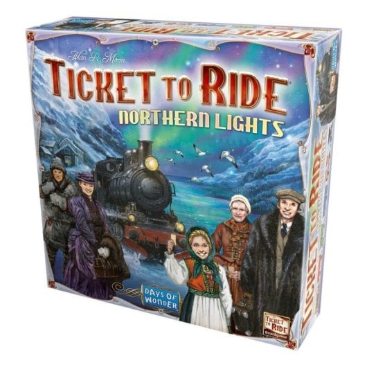 Jogo de tabuleiro Asmodee Ticket to Ride Northern Lights estratégia familiar
