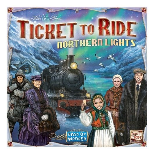 Jogo de tabuleiro Asmodee Ticket to Ride Northern Lights estratégia familiar