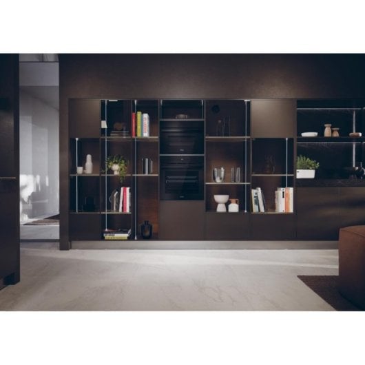 Horno elétrico Haier ID Series 4 78L Preto com autolimpeza hidrolítica e Wi-Fi