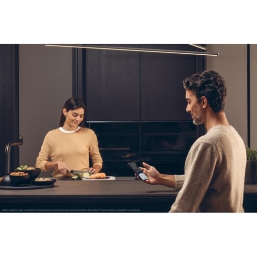 Horno elétrico Haier ID Series 4 78L Preto com autolimpeza hidrolítica e Wi-Fi