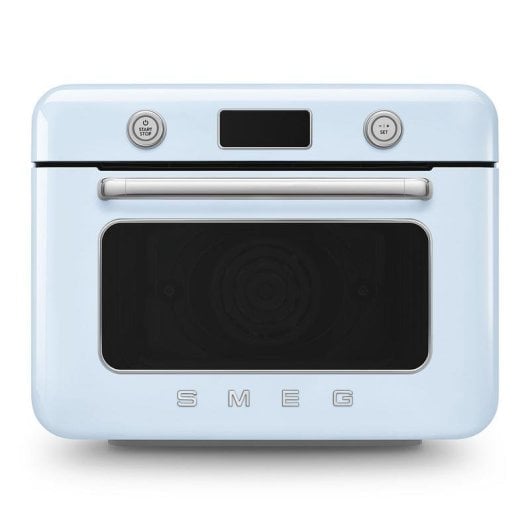 Forno a vapor Smeg COF01PBEU 30 L Azul com função grill e autolimpeza