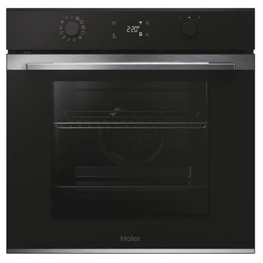 Horno eléctrico Haier I-Direct Series 2 H6 ID2P5B3YTX 78 litros Negro autolimpieza pirolítica e hidrolítica Wi-Fi