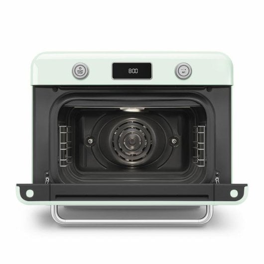 Dampfbackofen elektrisch SMEG COF01PGEU 30 l Grün mit Grill und LCD-Display