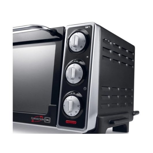 Four électrique DeLonghi EO 20792 20 L Noir Argent avec rôtissoire et convection