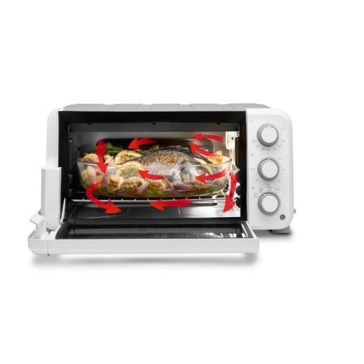 Horno électrique De'Longhi EO 12512.WG 12 L Noir Blanc avec convection et grill