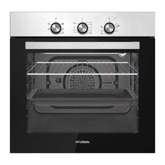 Horno eléctrico Hyundai HHM4700X 60 litros Inox con autolimpieza por vapor